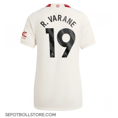 Manchester United Raphael Varane #19 Replika Tredje Tröja Dam 2023-24 Kortärmad